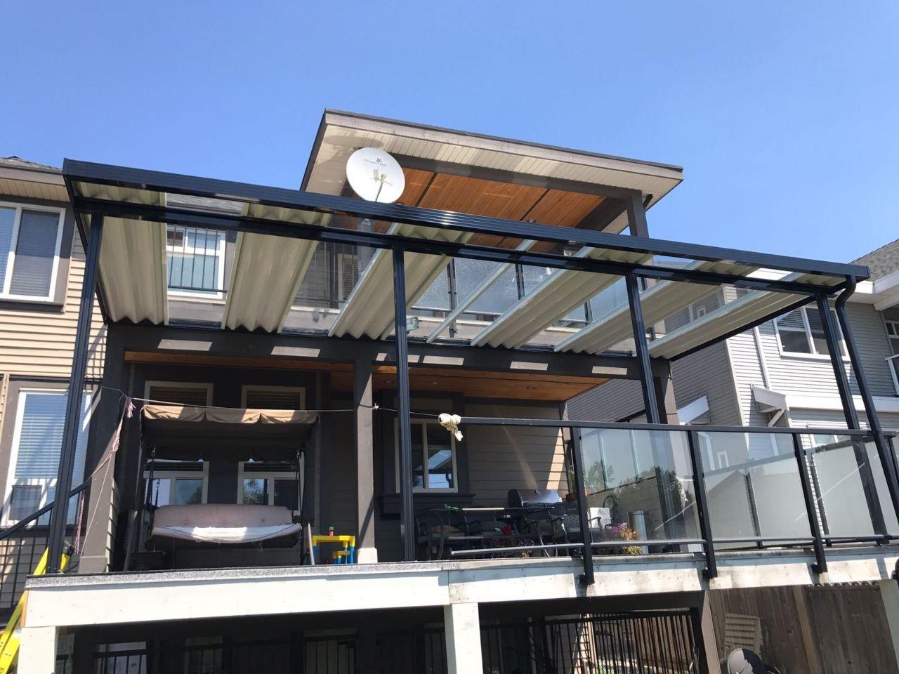 Custom lattice patio cover