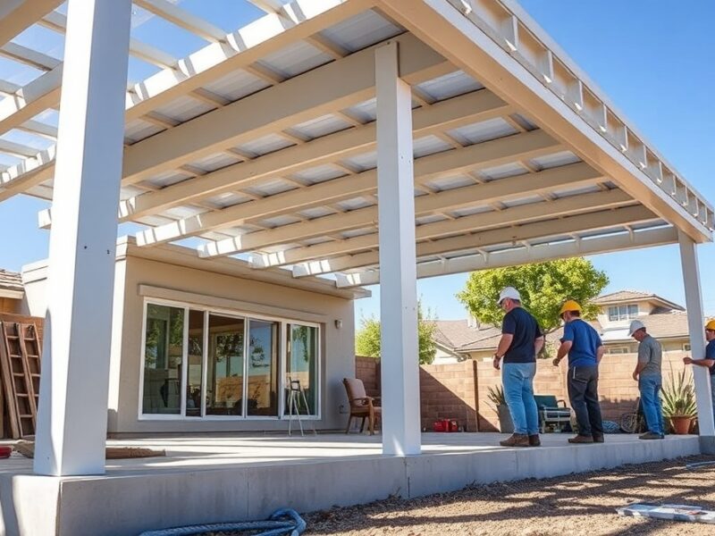 aluminum patio cover cost San Diego illustration