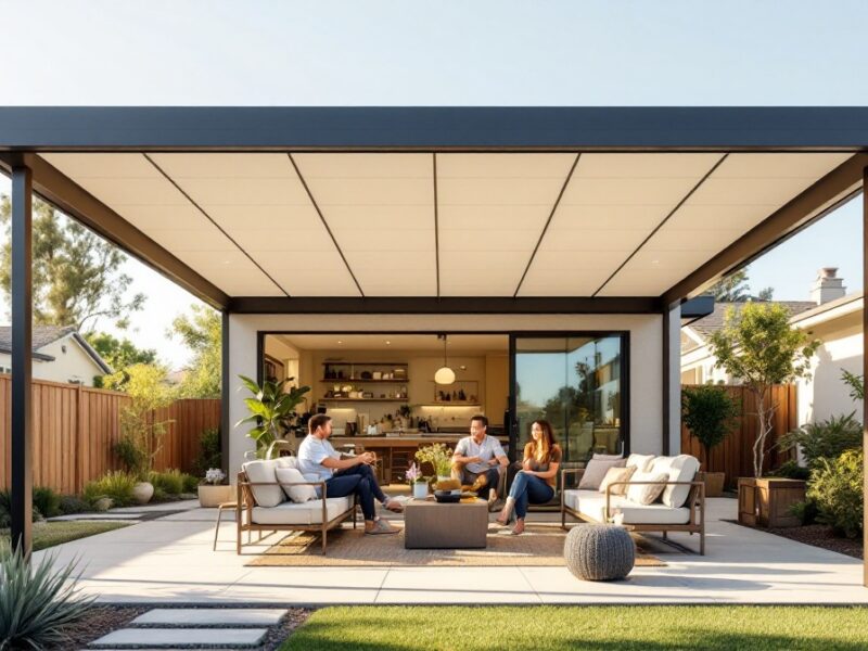 aluminum patio cover styles San Diego illustration