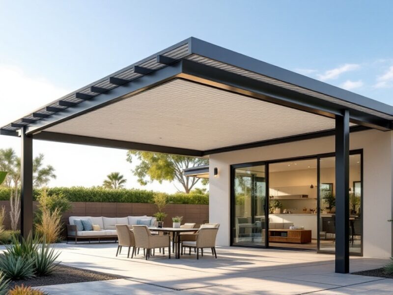 aluminum pergola san diego illustration