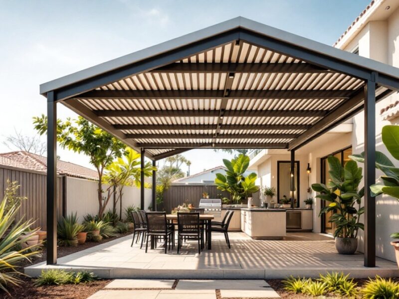 pergola san diego illustration