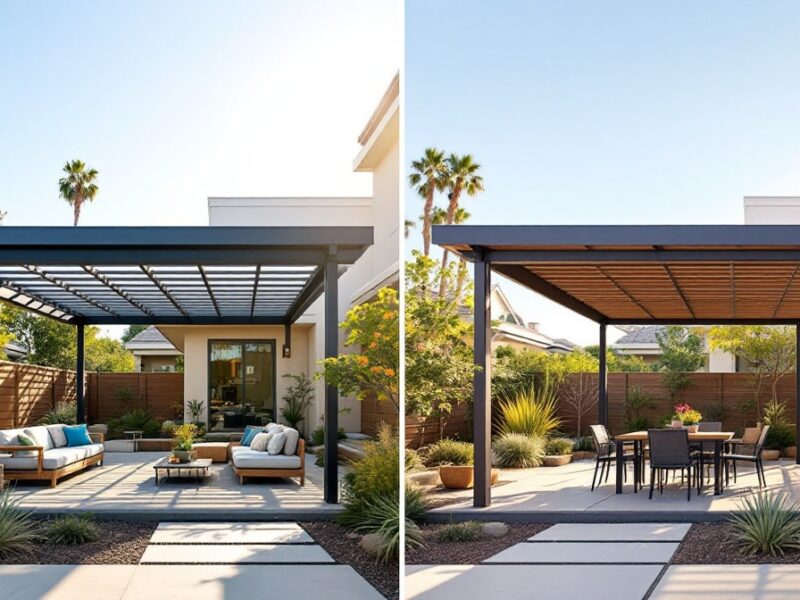 pergola san diego illustration