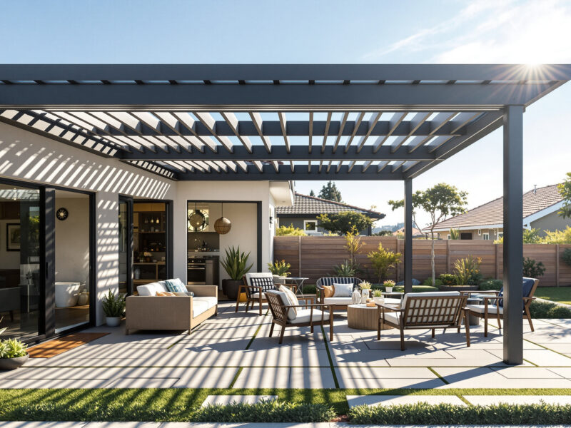 pergola san diego illustration